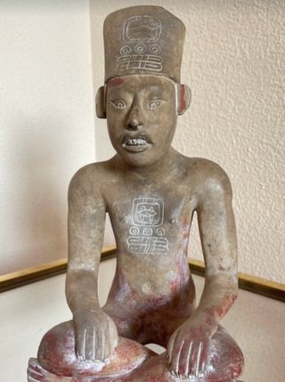 Figura Escriba Cuilapan réplica artesanal