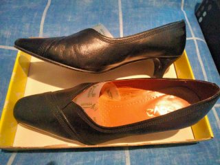 Zapatos SEVA Negros Tacón