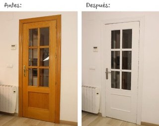 Lacado de puertas en León