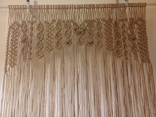Cortina de cáñamo artesanal