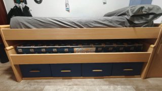 Cama nido juvenil con cajones