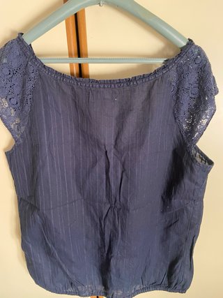 Canotta Hollister Blu Taglia M