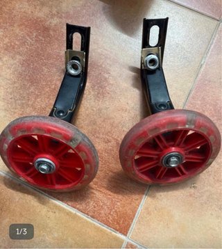 Ruedines bici pequeña niños , buen estado