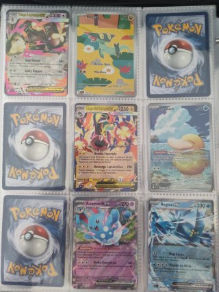 Varias cartas Pokémon