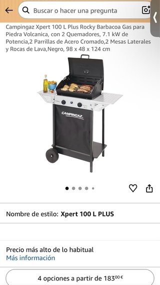 Barbacoa gas Campingaz Xpert 100 L Plus Rocky
