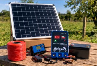 Energizador Eléctrico Solar para Cercas