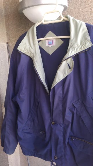 Cazadora fina azul/gris Sunair