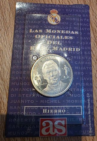 Moneda Oficial Real Madrid Hierro