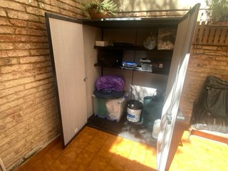 Caseta de jardín de madera