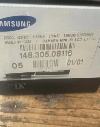 Videocámara Samsung Mini DV Digital Cam