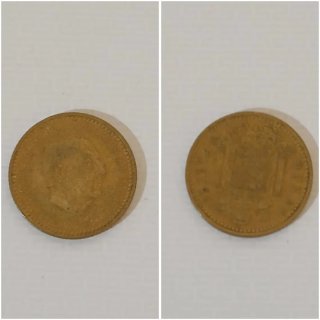 Moneda antigua coleccionable