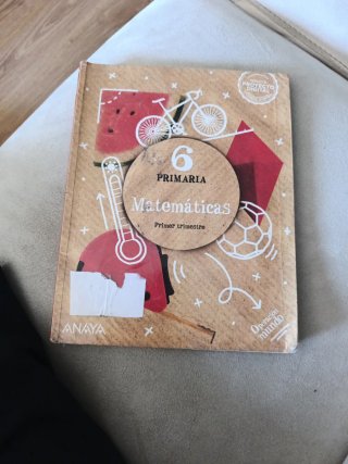 Matemáticas 6 primaria anaya