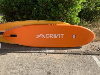 Tabla Padel Surf Crivit Naranja. Usada dos días.