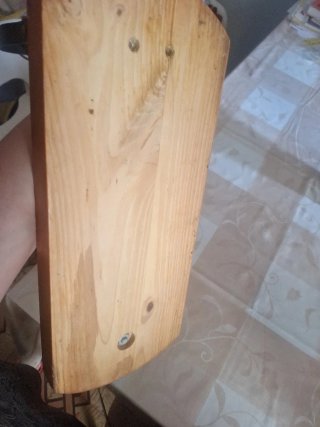 Jamonero de madera y metal
