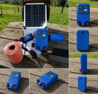 Pastor eléctrico 12v caballos kit solar completo