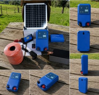 Kit solar 12v completo con pastor eléctrico de 12v