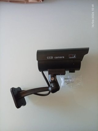 Cámara de seguridad CCD simulada.