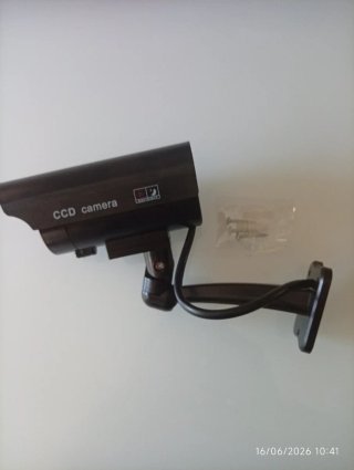 Cámara de seguridad CCD simulada.