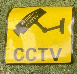 Cámara de seguridad CCD simulada.