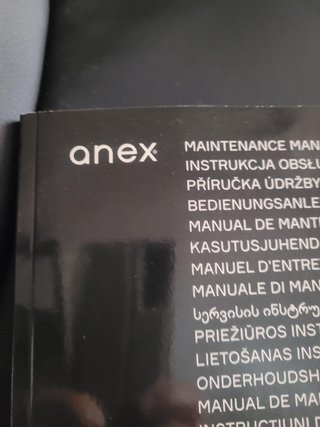 Capazo bebé Anex negro. Modelo e type