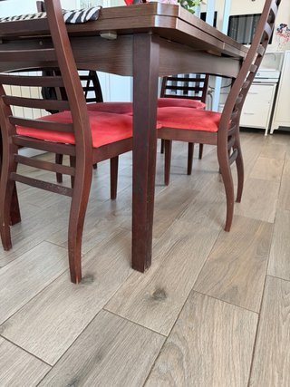 Mesa de comedor extensible madera
