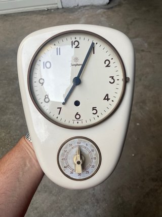 OROLOGIO TIMER JUNGHANS VINTAGE CERAMICA DESIGN