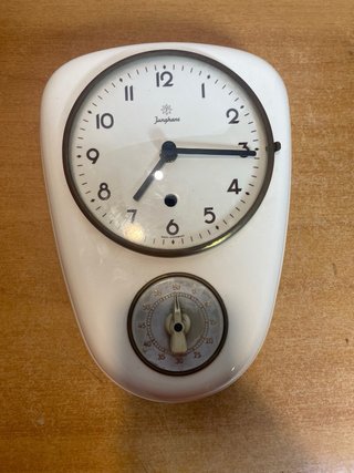 OROLOGIO TIMER JUNGHANS VINTAGE CERAMICA DESIGN