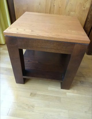 Mueble salón castaño macizo bitono