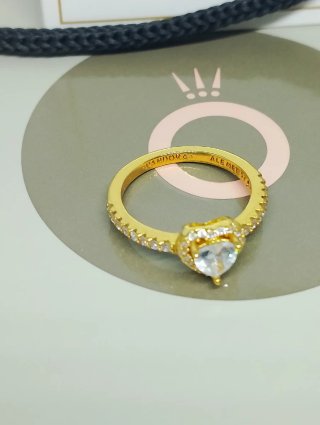 Anillo Pandora Corazón Oro 14k