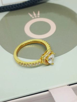 Anillo Pandora Corazón Oro 14k