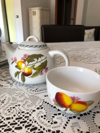 Servizio da Tè Porcellana Multicolore