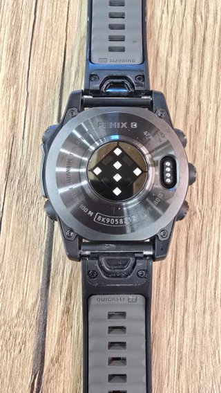 Garmin Fenix 8 Zafiro AMOLED Negro/Plata