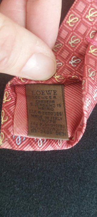 Corbata Loewe edicion limitada aniversario