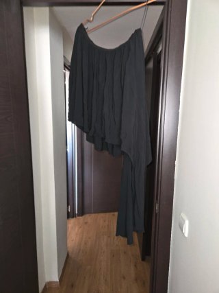 Blusa Zara Asimétrica Capa talla XL
