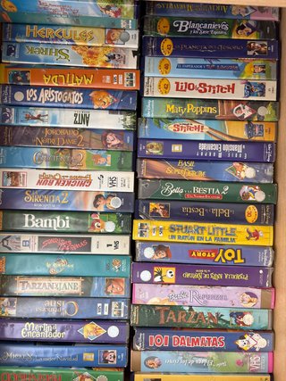 Colección VHS Películas Disney y Más