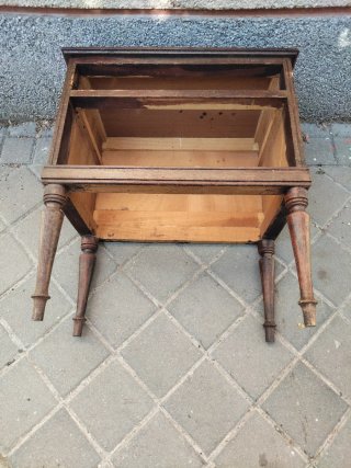 Mesilla antigua madera maciza vintage rústica