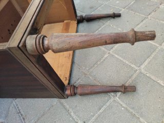 Mesilla antigua madera maciza vintage rústica
