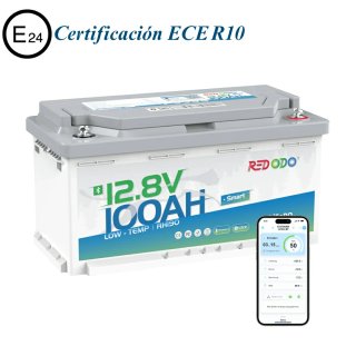 Batería LiFePO4 REDODO 100Ah ECE R10 NUEVA