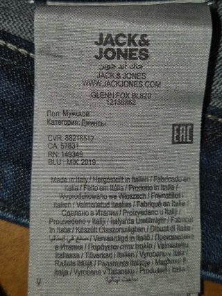 Vaqueros Azules Desgastados Jack&Jones