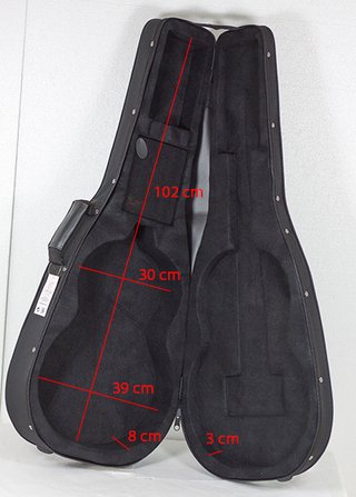 Estuche Guitarra Clásica Ligero Sin Bolsillo
