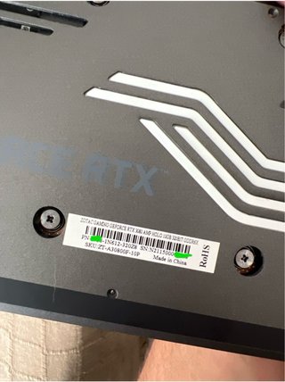 Zotac RTX 3080 AMP HoloBlack 10GB
