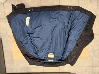 Chaqueta acolchada azul marino