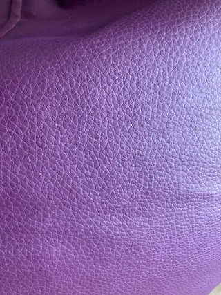 Puff cómodo morado Piel Sintética