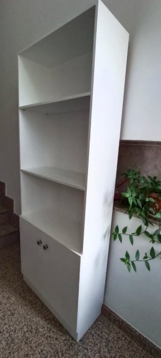 Estantería blanca melamina