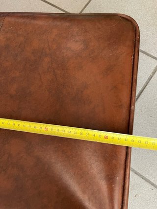 Valigia rigida vintage marrone