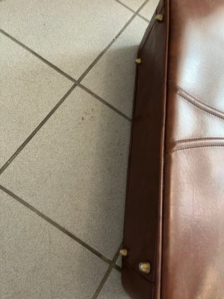Valigia rigida vintage marrone
