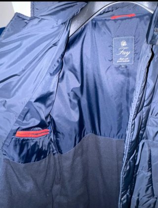 Fay Giacca Trapuntata Driving Jacket uomo