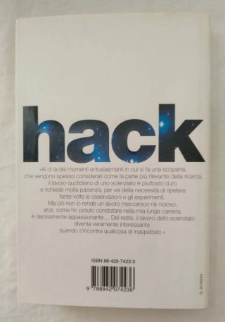 Margherita Hack, Qualcosa di inaspettato AUTOGRAFO