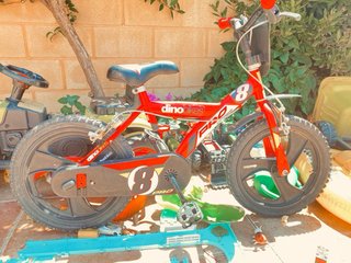 Bici infantil roja Dino Bikes