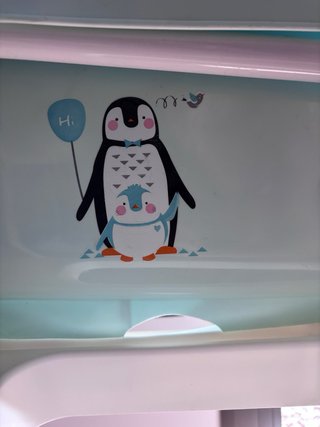 Bañera bebé con patas y control temp.